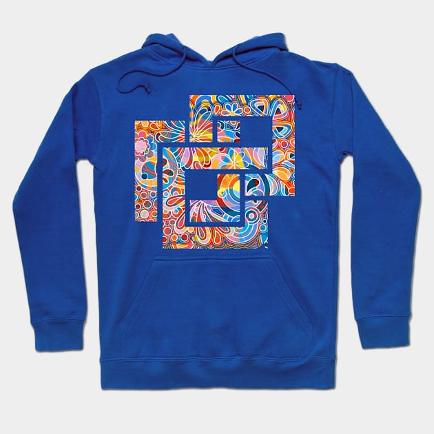 Abstract Psychedelic Hippie Art Hoodie by AlondraHanley